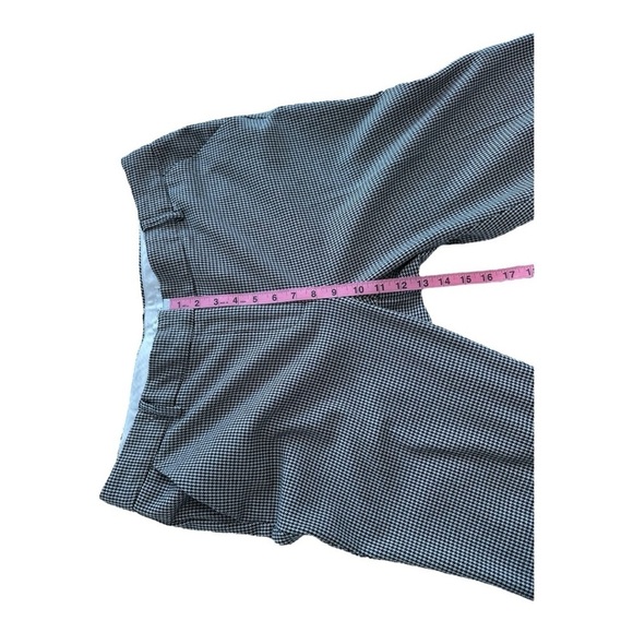 Sung Alfred Sung Straight Leg Dress Pants Trousers Houndstooth Black Women’s 16 - Picture 11 of 13